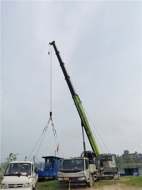 建华区桥梁建设吊装案例